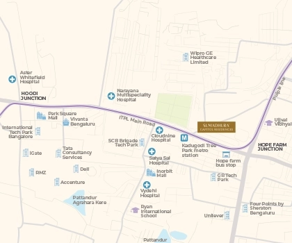 Sumadhura Capitol Residences Location